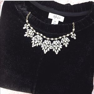 Black Chenille Sweater